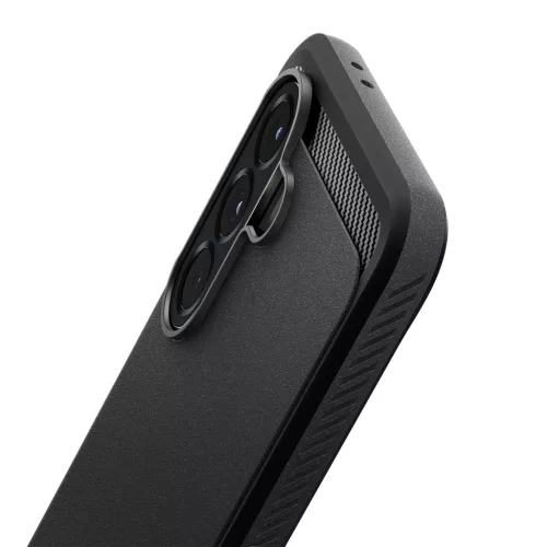 Spigen Rugged Armor Samsung Galaxy A56 tok, Matte Black, fekete