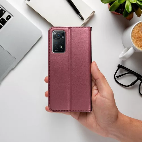 Xiaomi 15 Pro Smart Magneto flip tok, burgundi