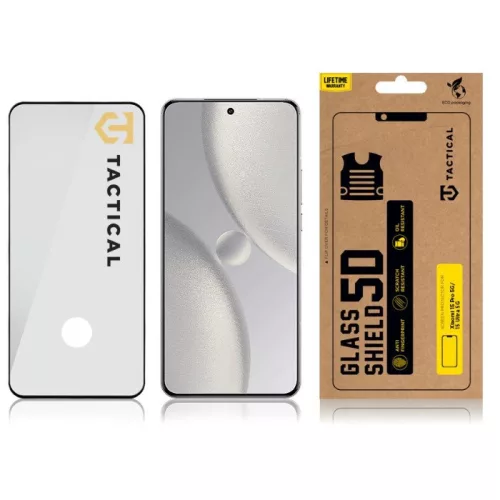 Tactical Glass Shield 5D Xiaomi 15 Pro / 15 Ultra kijelzővédő üvegfólia, fekete