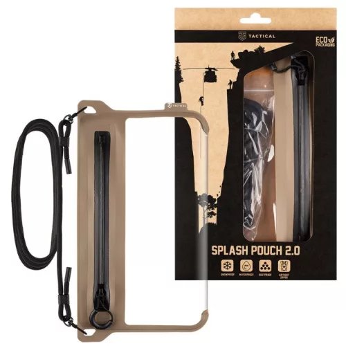 Tactical Splash Pouch 2.0 Dark Earth univerzális vízálló telefontok, barna