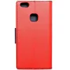 Fancy Motorola G35 5G mágneses flip tok, piros-kék