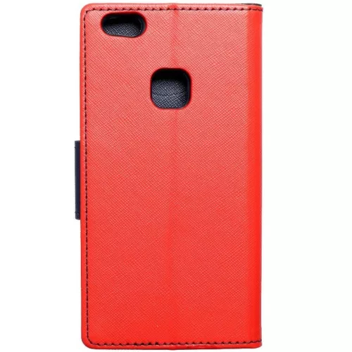 Fancy Motorola G35 5G mágneses flip tok, piros-kék