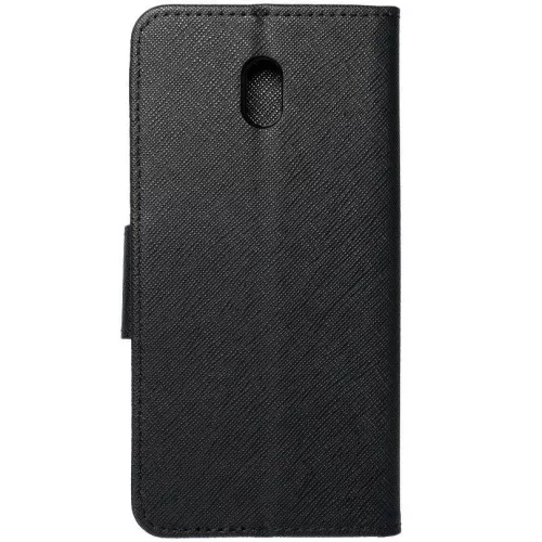 Fancy Motorola G55 5G mágneses flip tok, fekete