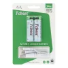 TCBEST újratölthető R6 (AA) elem 650 mAh, USB-C csatlakozóval és töltőkábellel (2db)