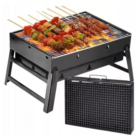 Összecsukható kerti kemping grill RC-K-933, fekete