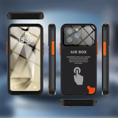 Shellbox Airbox 6.1 univerzális vízálló tok, fekete