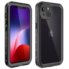 Shellbox Apple iPhone 13 vízálló tok, fekete