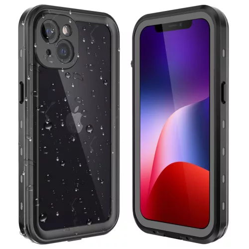 Shellbox Apple iPhone 13 vízálló tok, fekete