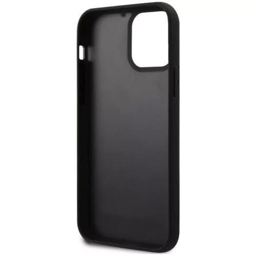 Karl Lagerfeld 3D Rubber Karl and Choupette Apple iPhone 13 hátlap tok, fekete
