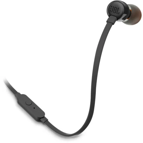 JBL T110BLU Vezetékes fülhallgató mikrofonnal, 3.5 mm Jack, fekete