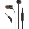 JBL T110BLU Vezetékes fülhallgató mikrofonnal, 3.5 mm Jack, fekete