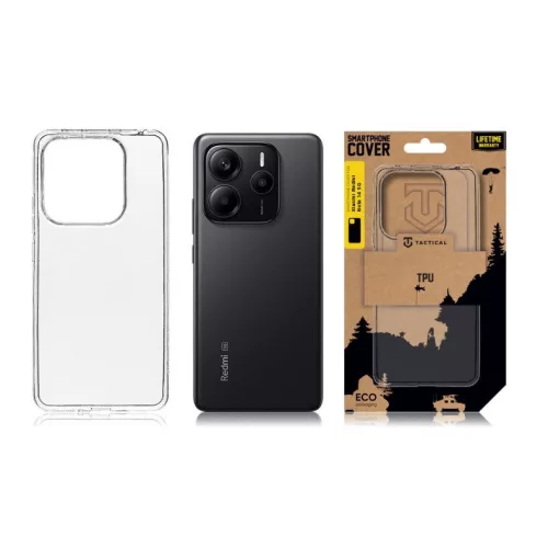 Tactical TPU Xiaomi Redmi Note 14 5G (Global) hátlap tok, átlátszó