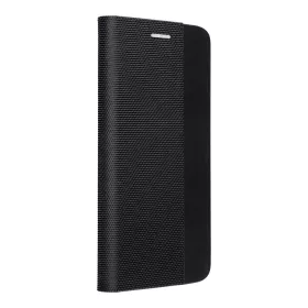   Forcell Sensitive Xiaomi Redmi Note 14 4G (Global) oldalra nyíló flip tok, fekete