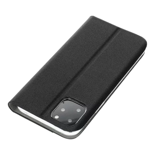 Forcell Sensitive Xiaomi Redmi Note 14 4G (Global) oldalra nyíló flip tok, fekete
