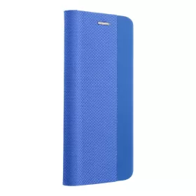   Forcell Sensitive Xiaomi Redmi Note 14 4G (Global) oldalra nyíló flip tok, kék