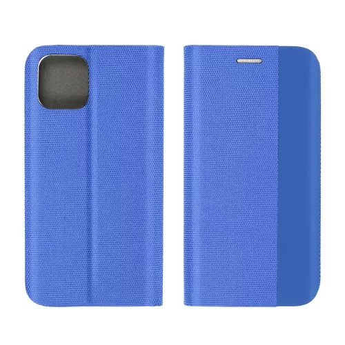 Forcell Sensitive Xiaomi Redmi Note 14 4G (Global) oldalra nyíló flip tok, kék