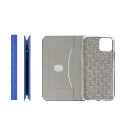 Forcell Sensitive Xiaomi Redmi Note 14 4G (Global) oldalra nyíló flip tok, kék