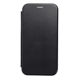   Forcell Elegance oldalra nyíló hátlap tok Xiaomi Redmi Note 14 5G, fekete