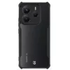 Tactical Quantum Stealth Xiaomi Redmi Note 14 5G hátlap tok, átlátszó/fekete