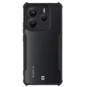   Tactical Quantum Stealth Xiaomi Redmi Note 14 5G hátlap tok, átlátszó/fekete