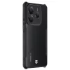 Tactical Quantum Stealth Xiaomi Redmi Note 14 5G hátlap tok, átlátszó/fekete
