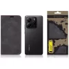 Tactical Xproof Xiaomi Redmi Note 14 5G flip/oldalra nyíló tok, fekete