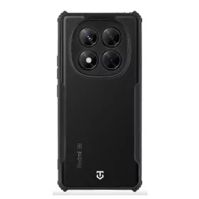   Tactical Quantum Stealth Xiaomi Redmi Note 14 Pro 5G / Poco X7 hátlap tok, átlátszó/fekete
