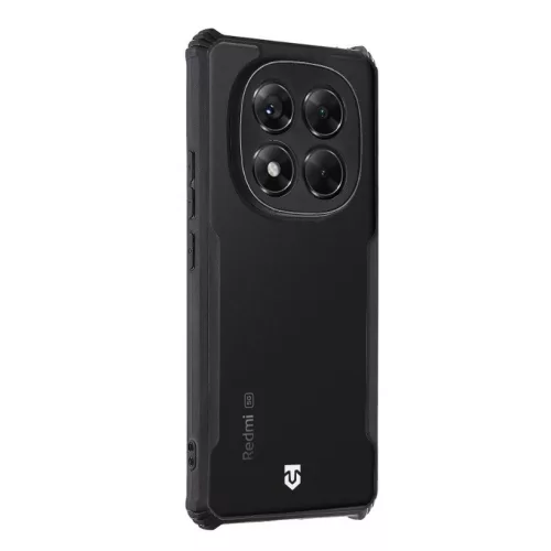 Tactical Quantum Stealth Xiaomi Redmi Note 14 Pro 5G / Poco X7 hátlap tok, átlátszó/fekete