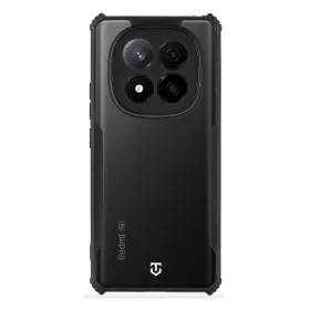   Tactical Quantum Stealth Xiaomi Redmi Note 14 Pro+ hátlap tok, átlátszó/fekete