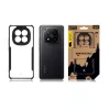 Tactical Quantum Stealth Xiaomi Redmi Note 14 Pro+ hátlap tok, átlátszó/fekete