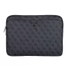 Guess PU 4G Triangle Logo Sleeve 14" laptop táska, fekete