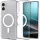 Spigen Ultra Hybrid MagFit Samsung Galaxy S25 Edge tok, Clear White, átlátszó-fehér