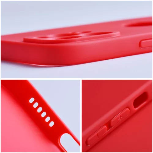 Forcell Soft szilikon hátlap tok Samsung Galaxy S25 Edge, piros