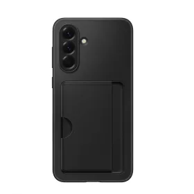   Samsung Card Slot Cover Galaxy A56 5G gyári szilikon hátlap tok, fekete