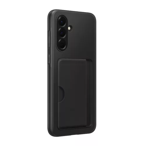 Samsung Card Slot Cover Galaxy A56 5G gyári szilikon hátlap tok, fekete