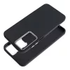 Frame Samsung Galaxy S25 Edge közepesen ütésálló tok kameravédő kerettel, fekete