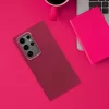 Frame Samsung Galaxy S25 Edge közepesen ütésálló tok kameravédő kerettel, magenta