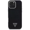 Guess Denim Triangle Logo iPhone 16 Pro Max MagSafe hátlap tok, fekete