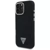 Guess Denim Triangle Logo iPhone 16 Pro Max MagSafe hátlap tok, fekete