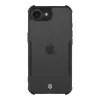 Tactical Quantum Stealth Apple iPhone 17e / iPhone 16e hátlap tok, átlátszó/fekete