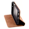 Tactical Xproof Xiaomi Redmi Note 14S flip/oldalra nyíló tok, barna