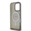 Guess IML Glitter Ring Apple iPhone 16 Pro Max Magsafe kompatibilis hátlap tok, fekete