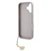 Guess 4G Charms Collection iPhone 16 Pro kemény hátlap tok, rózsaszín