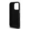 Karl Lagerfeld Grained PU K&CH Heads iPhone 15 Pro hátlap tok, fekete