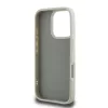 Karl Lagerfeld 3D Rubber Double Heads iPhone 16 hátlap tok, bézs