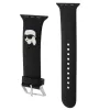 Karl Lagerfeld Karl Head NFT Apple Watch 38/40/41mm szíj, fekete