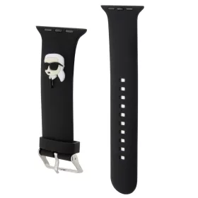   Karl Lagerfeld Karl Head NFT Apple Watch 38/40/41mm szíj, fekete