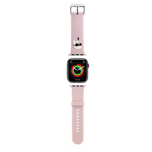 Karl Lagerfeld Karl Head NFT Apple Watch 38/40/41mm szíj, rózsaszín