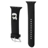 Karl Lagerfeld Karl Head NFT Apple Watch 42/44/45/46/49 szíj, fekete