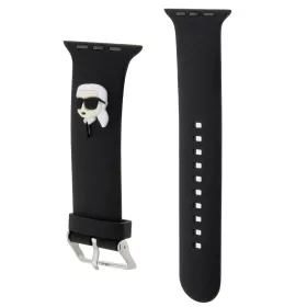   Karl Lagerfeld Karl Head NFT Apple Watch 42/44/45/46/49 szíj, fekete